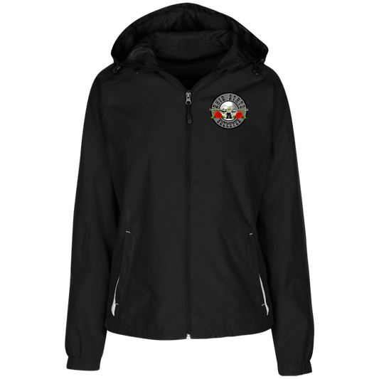 OBSESSION Ohio State Ladies' Jersey-Lined Hooded Windbreaker