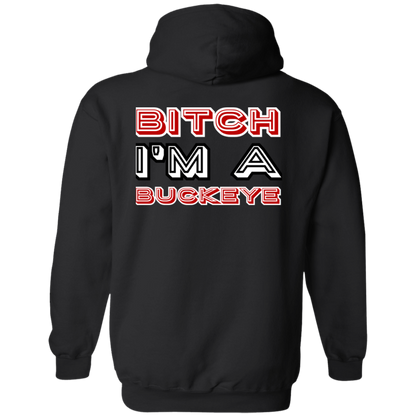 BITCH Ohio State Zip Up Hooded Sweatshirt