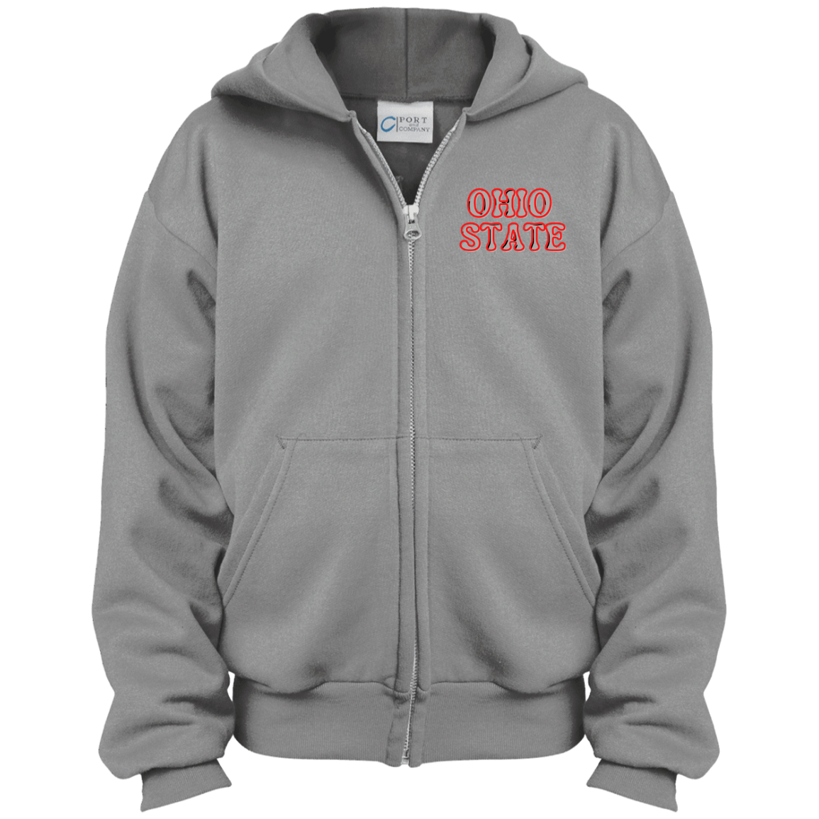 OSTATE Ohio State Youth Full Zip Hoodie