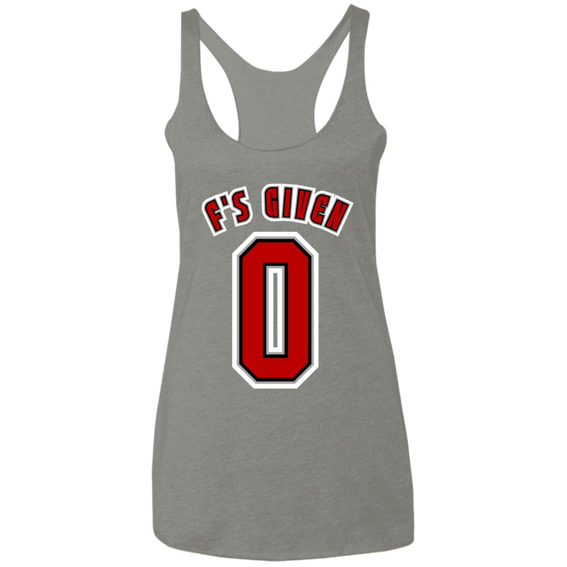 F'SGIVEN Ohio State Ladies' Triblend Racerback Tank