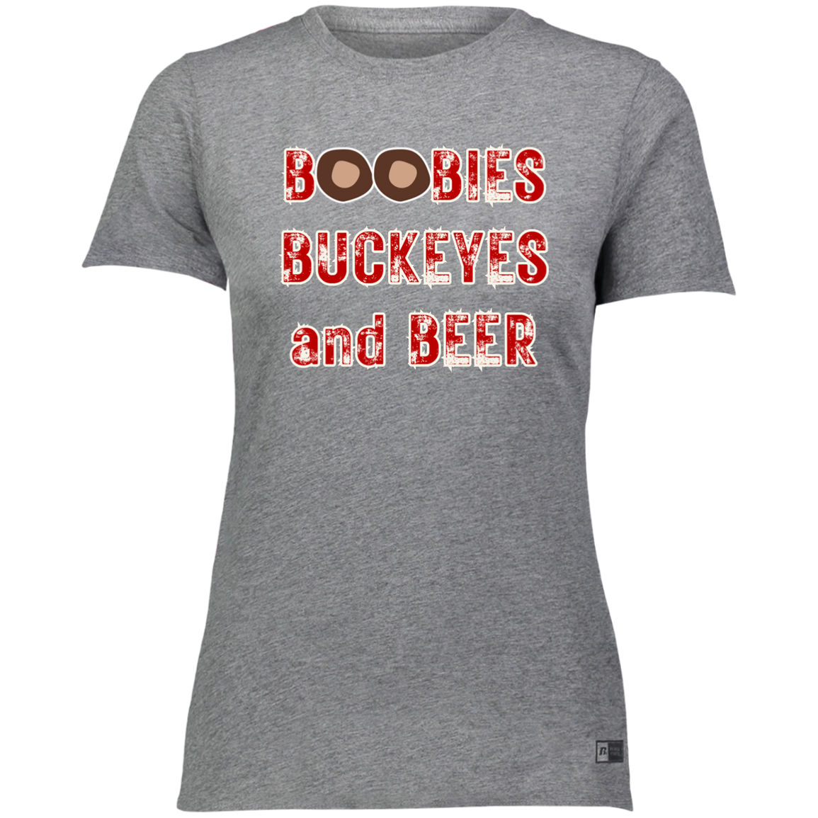 BOOBIES Ohio State Ladies’ Essential Dri-Power Tee