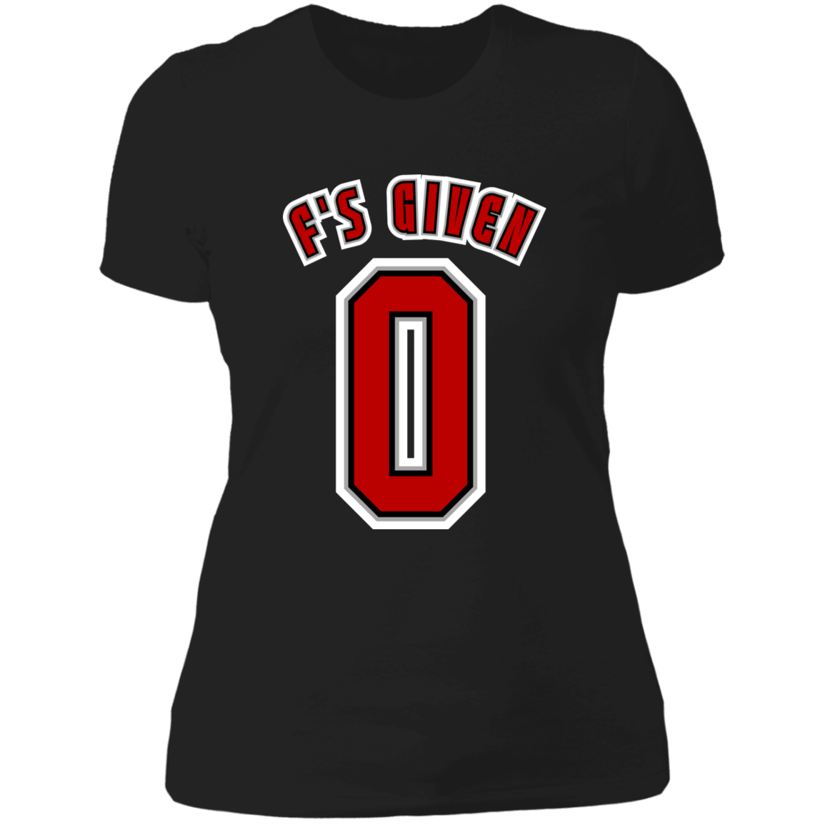 F'SGIVEN + SCHEDULE Ohio State Ladies' Boyfriend T-Shirt