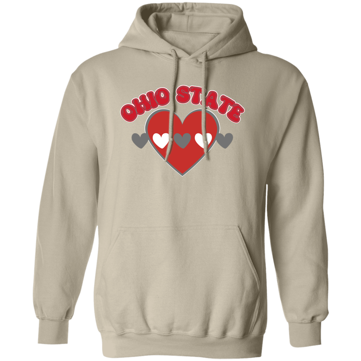 LOVE Ohio State Pullover Hoodie