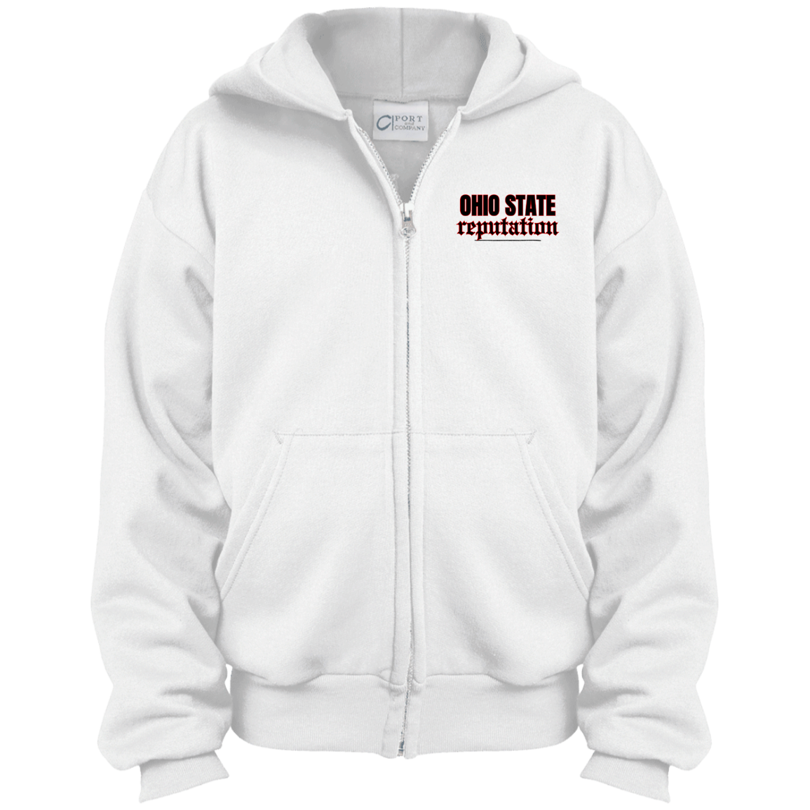 REPUTATION Ohio State Youth Full Zip Hoodie