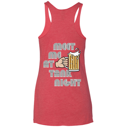 TANK NIGHT Ohio State Ladies' Triblend Racerback Tank