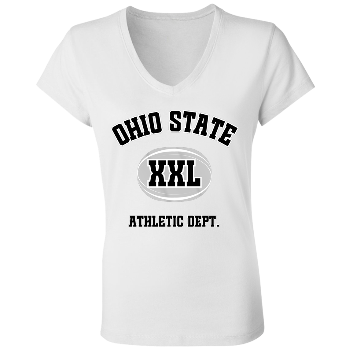 ATHLETICS Ohio State Ladies' Jersey V-Neck T-Shirt