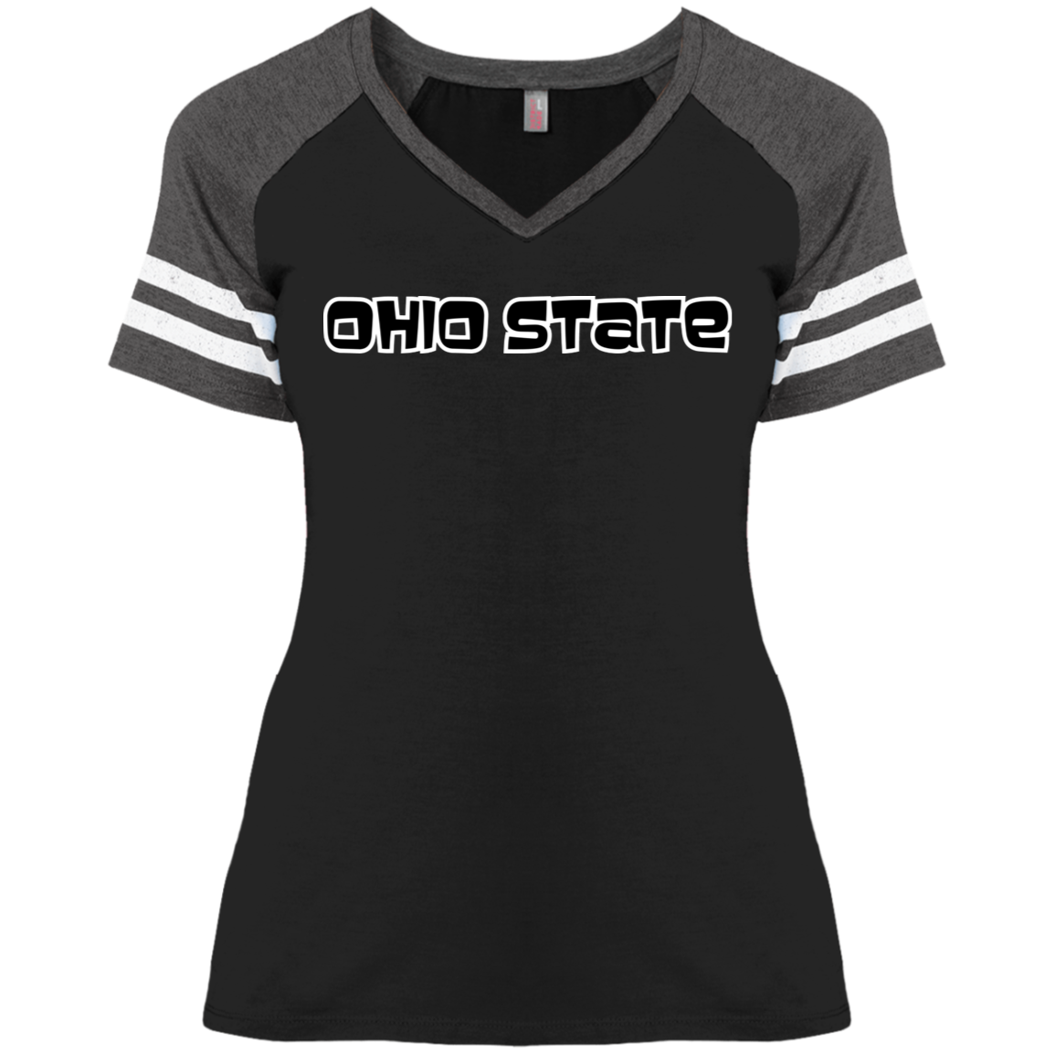 80'S CLASSIC Ohio State Classic Ladies' Game V-Neck T-Shirt