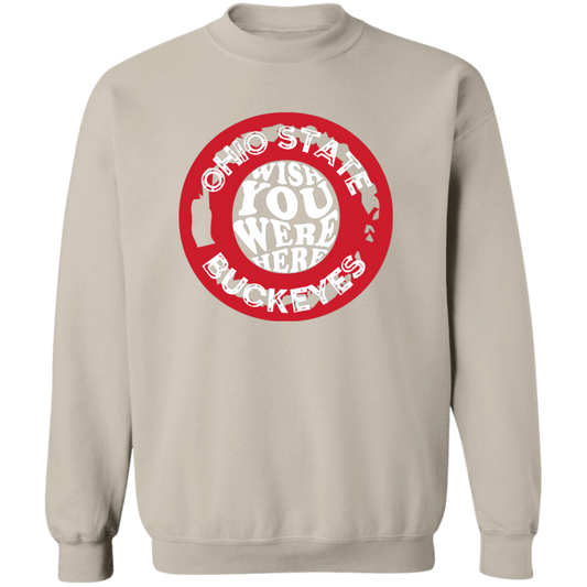 WISH Ohio State Crewneck Pullover Sweatshirt