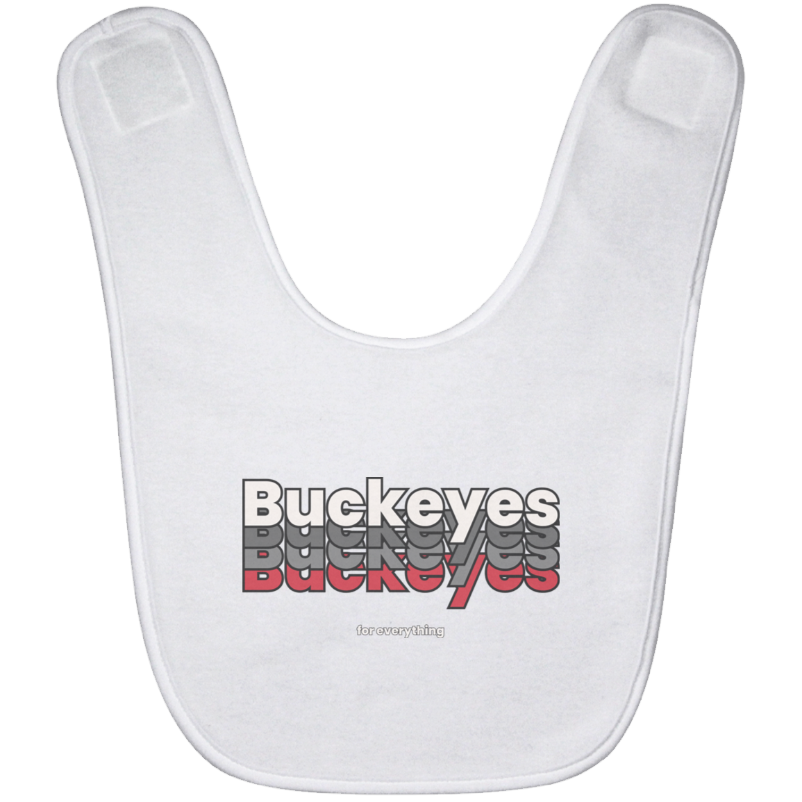 REPEAT Ohio State Baby Bib