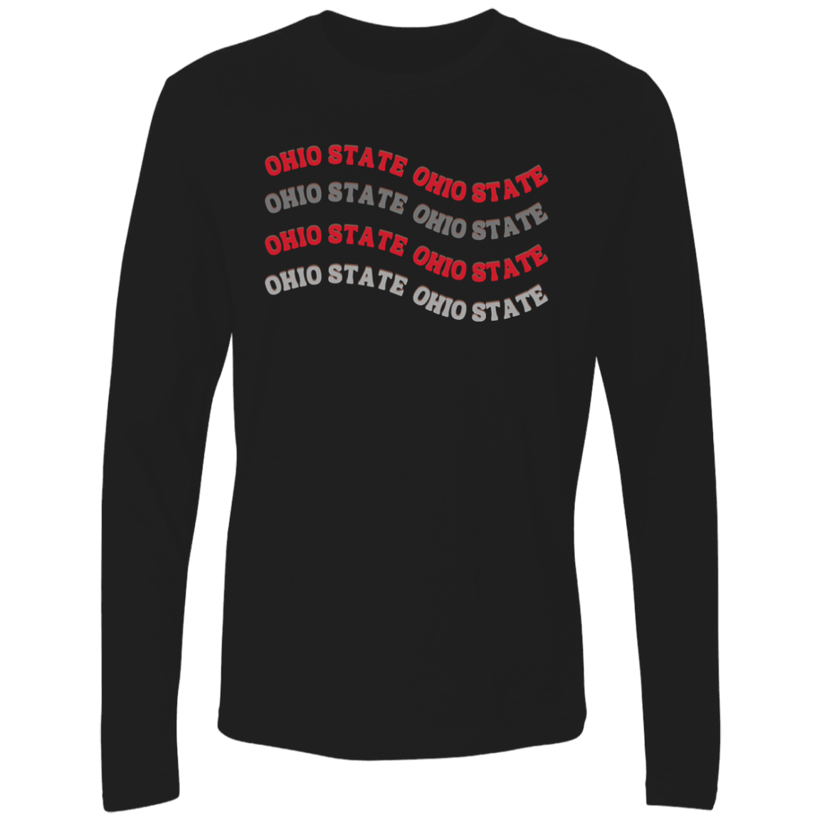 WAVE Ohio State Men's Premium LS