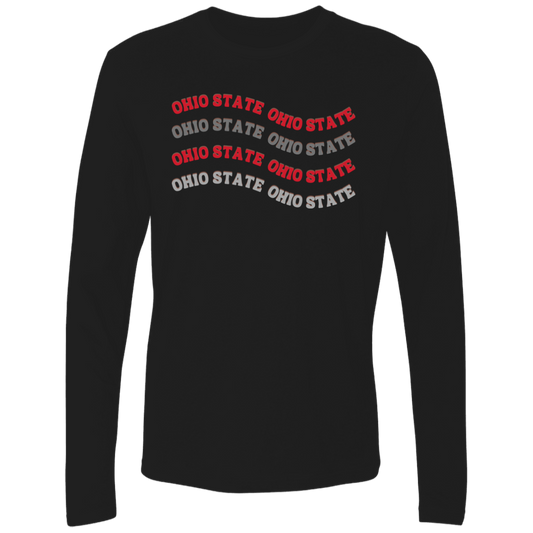 WAVE Ohio State Men's Premium LS