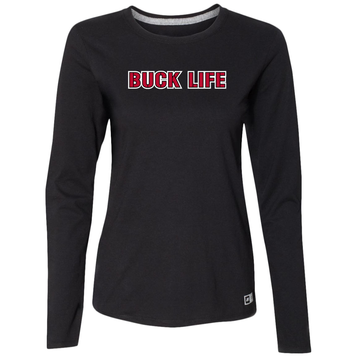 BUCKLIFE Ohio State Ladies’ Essential Dri-Power Long Sleeve Tee