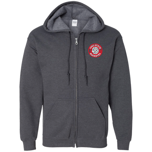 WISH Ohio State Zip Up Hooded Sweatshirt