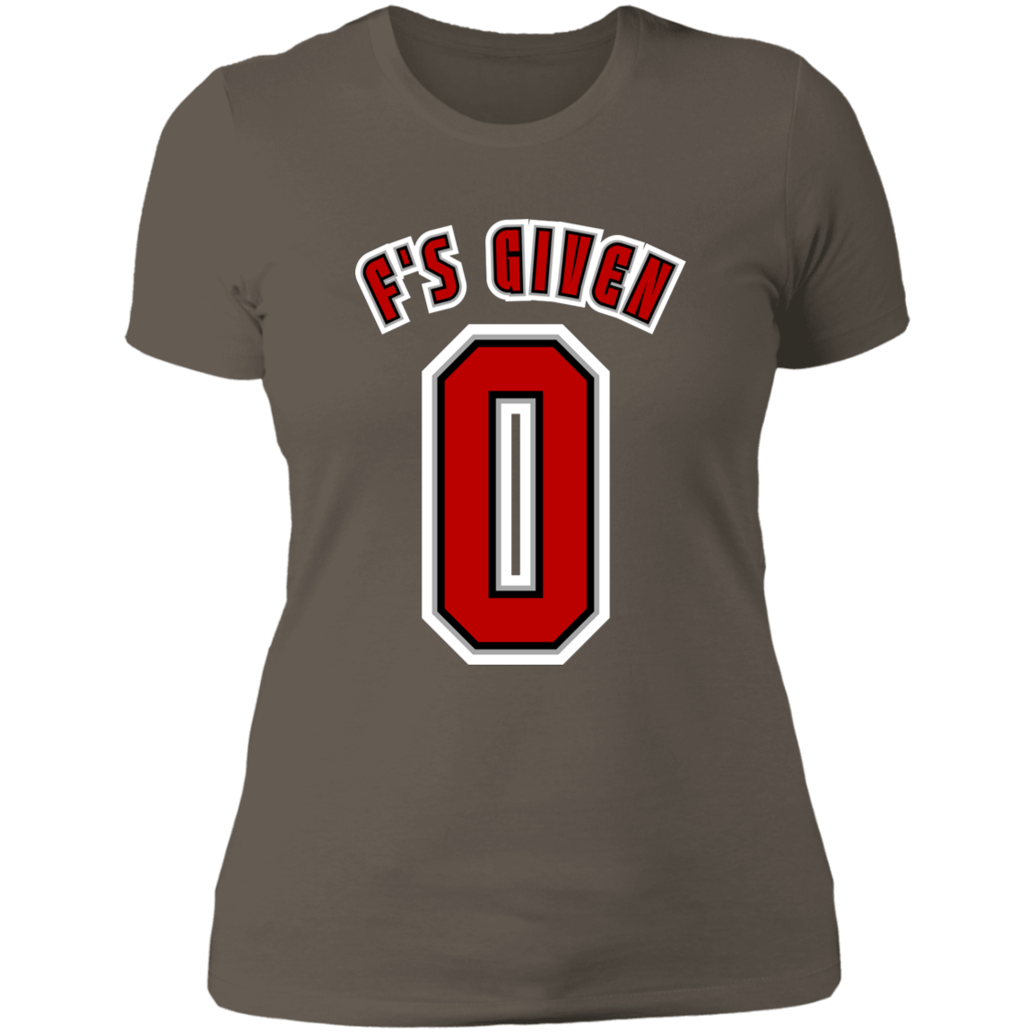 F'SGIVEN + SCHEDULE Ohio State Ladies' Boyfriend T-Shirt