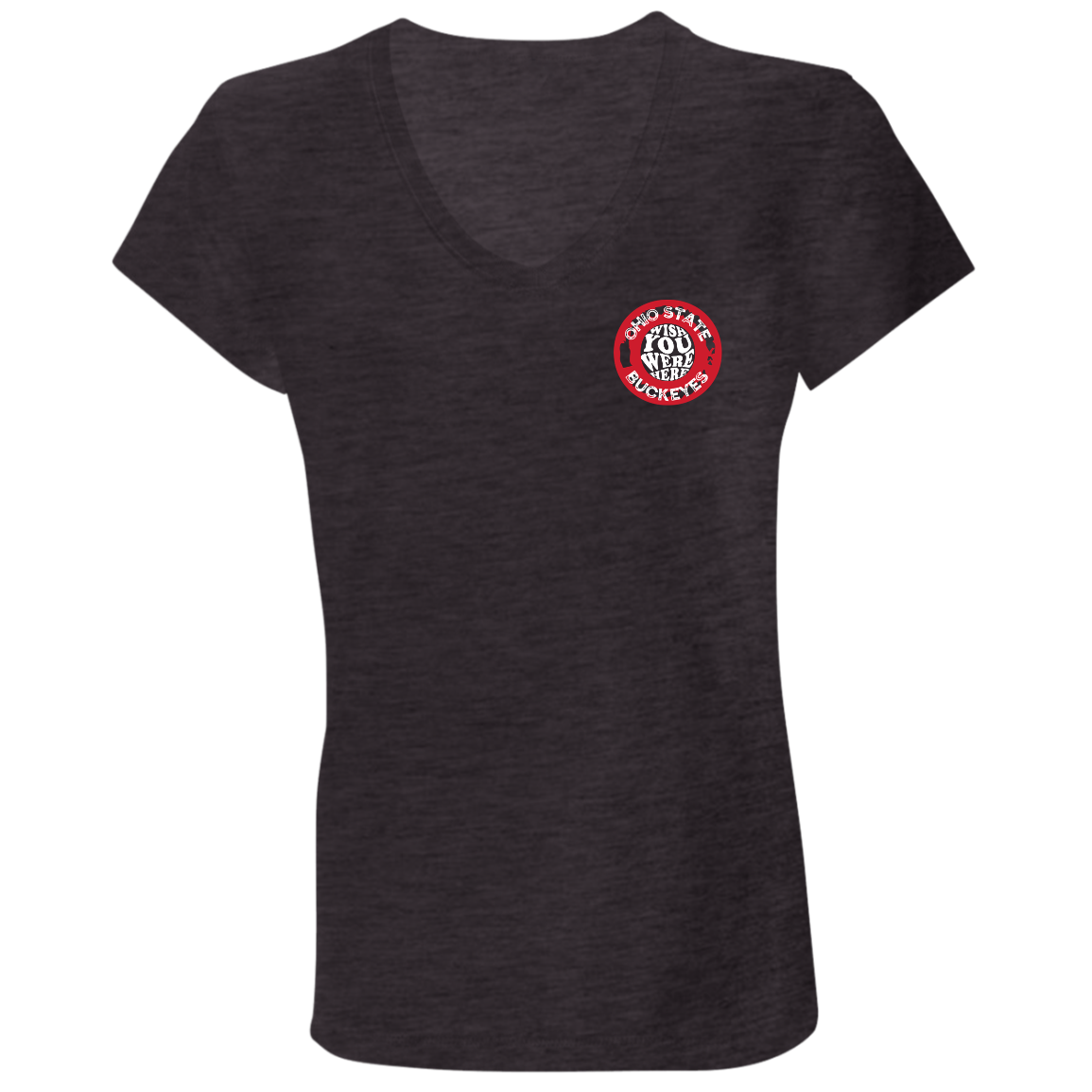 WISH Ohio State Ladies' Jersey V-Neck T-Shirt