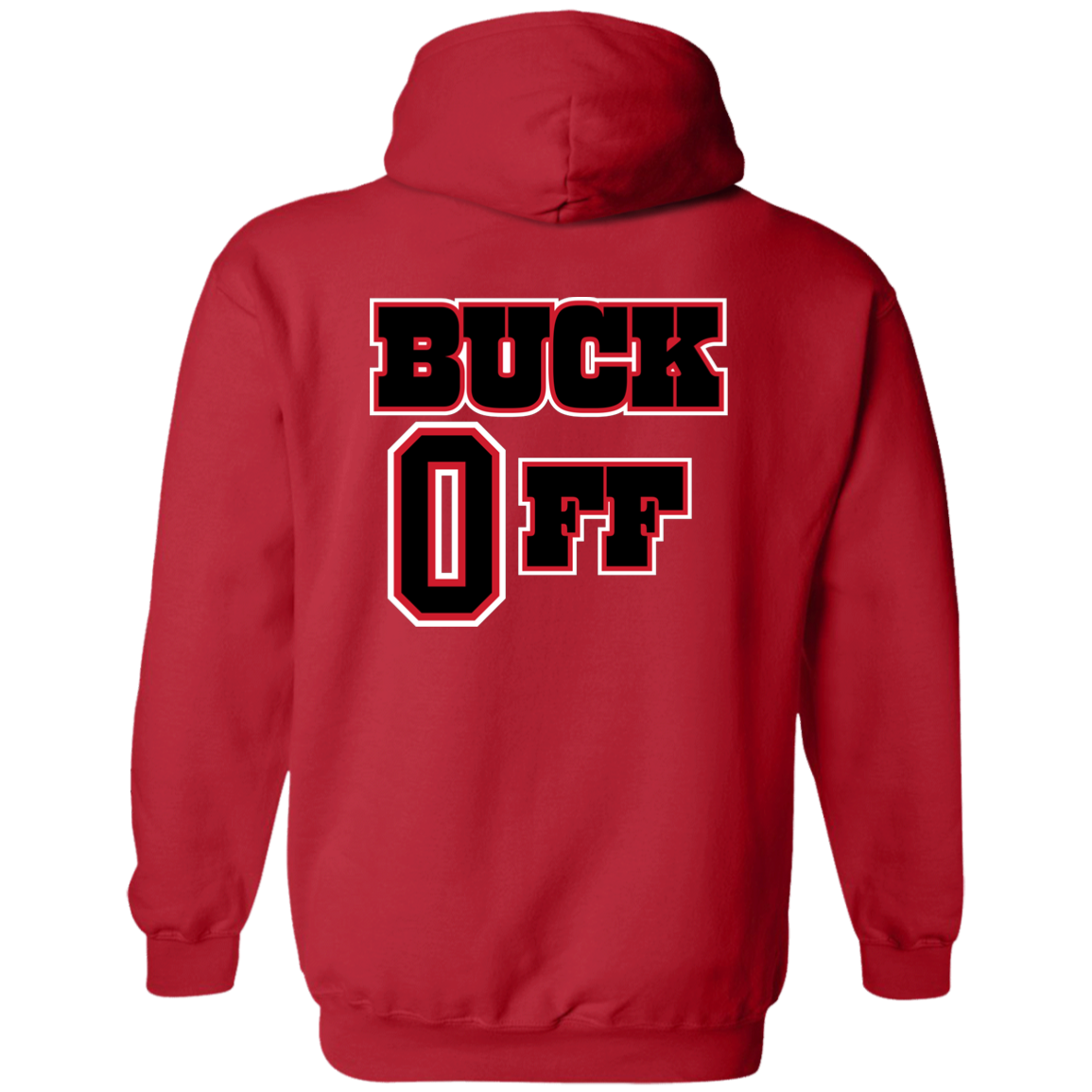 BUCKOFF Ohio State Zip Up Hooded Sweatshirt