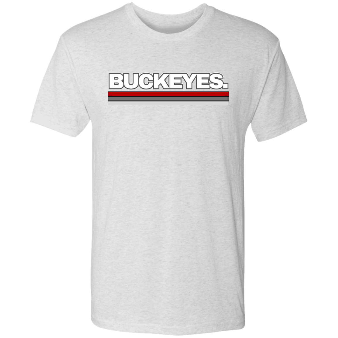 BUCKEYES. Ohio State Men's Triblend T-Shirt