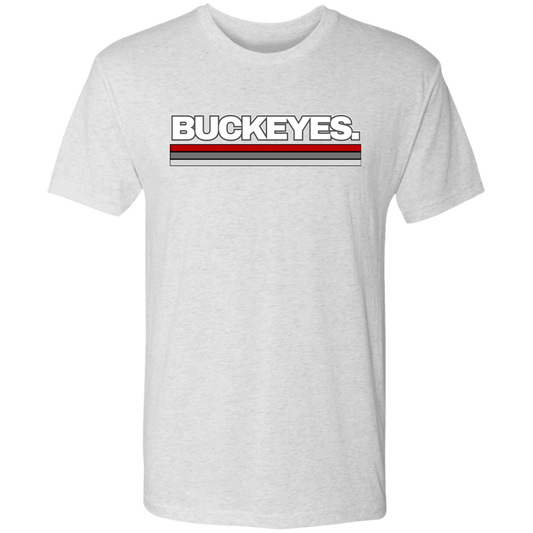 BUCKEYES. Ohio State Men's Triblend T-Shirt