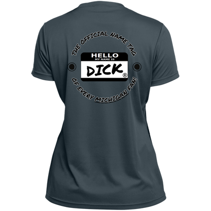 HELLO Ohio State Ladies’ Moisture-Wicking V-Neck Tee