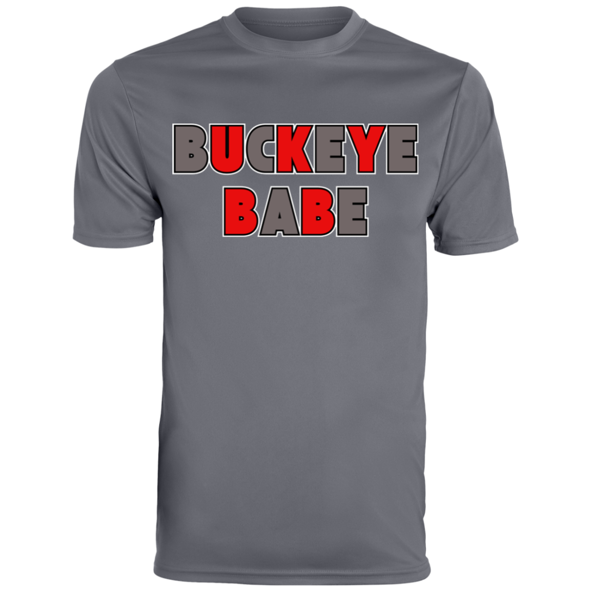 BUCKBABE Ohio State Youth Moisture-Wicking Tee