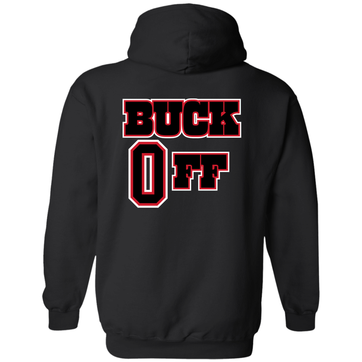 BUCKOFF Ohio State Zip Up Hooded Sweatshirt