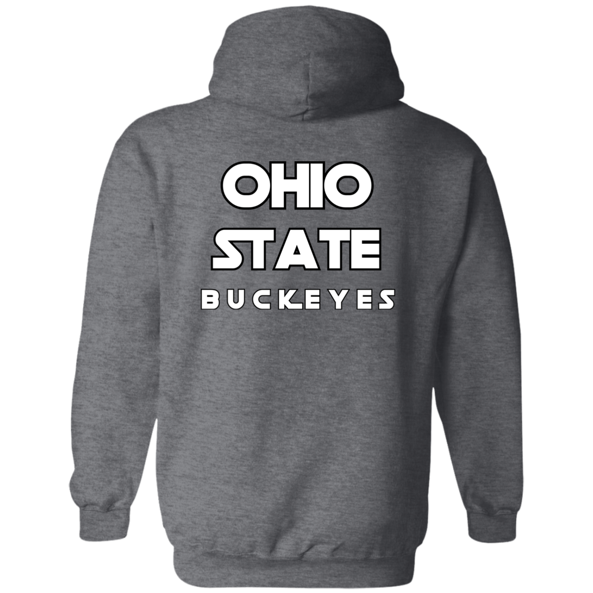 STAR Ohio State Zip Up Hooded Sweatshirt