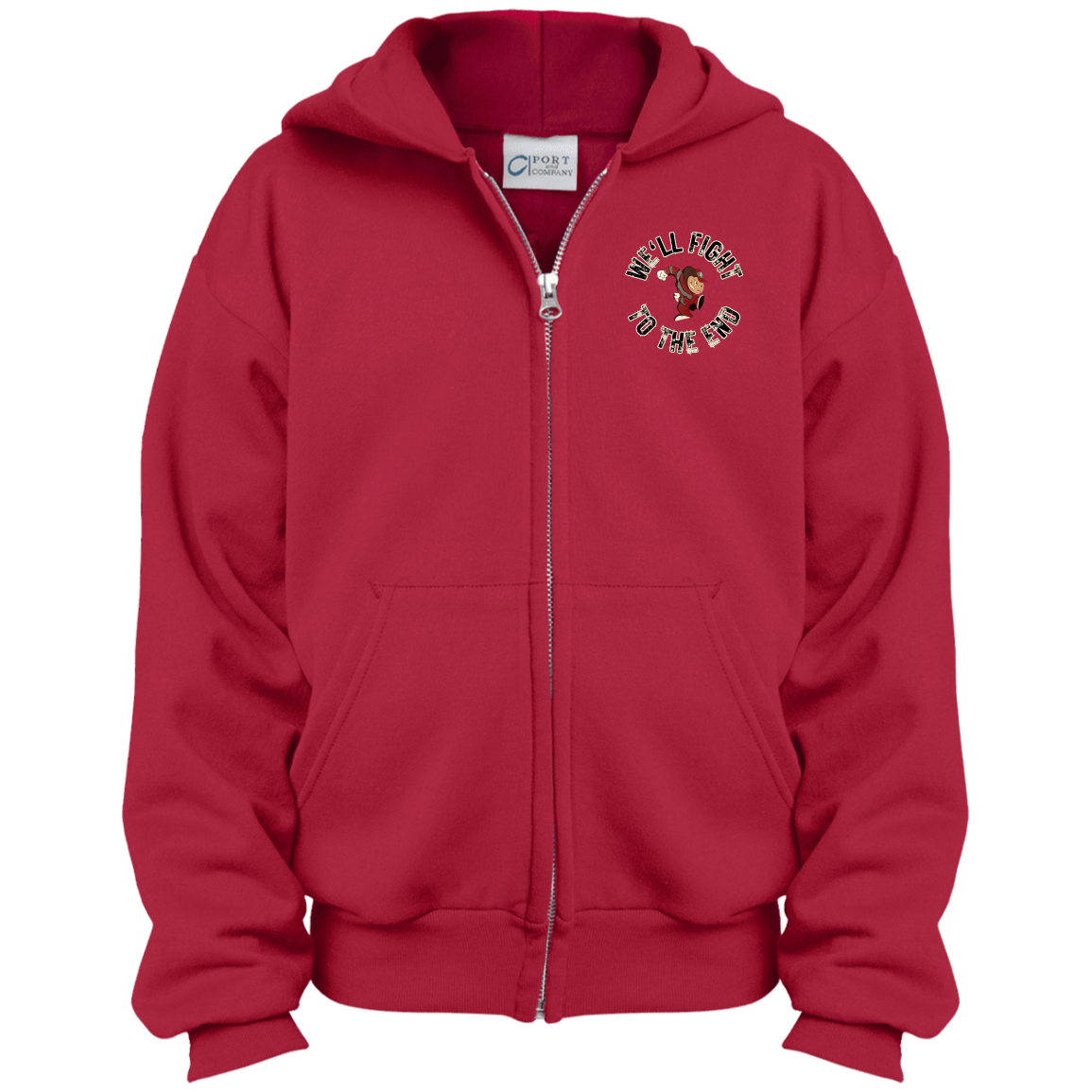 FIGHT Ohio State Youth Full Zip Hoodie