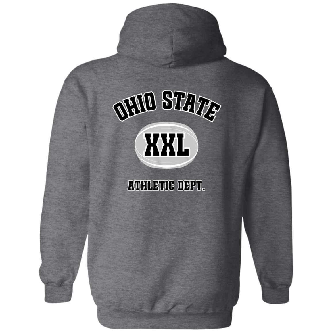 ATHLETICS Ohio State Zip Up Hooded Sweatshirt