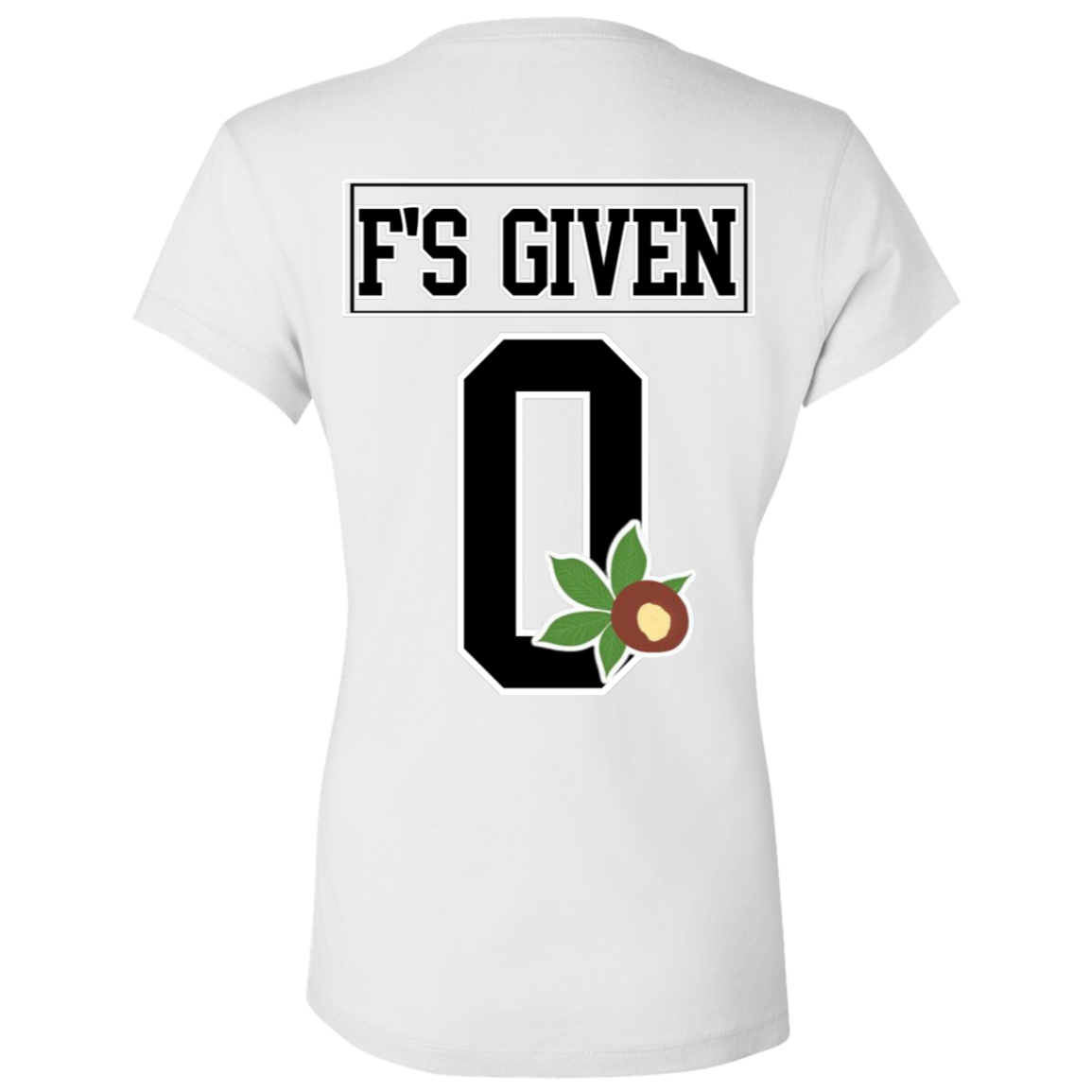 GIVEN'S Ohio State Ladies' Jersey V-Neck T-Shirt