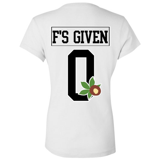 GIVEN'S Ohio State Ladies' Jersey V-Neck T-Shirt