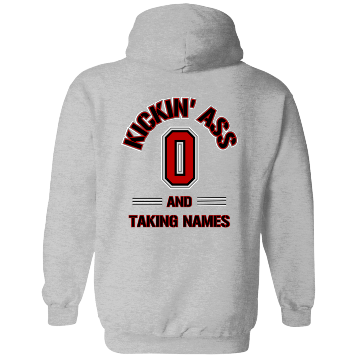 KICKIN Ohio State Zip Up Hooded Sweatshirt