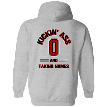 KICKIN Ohio State Zip Up Hooded Sweatshirt