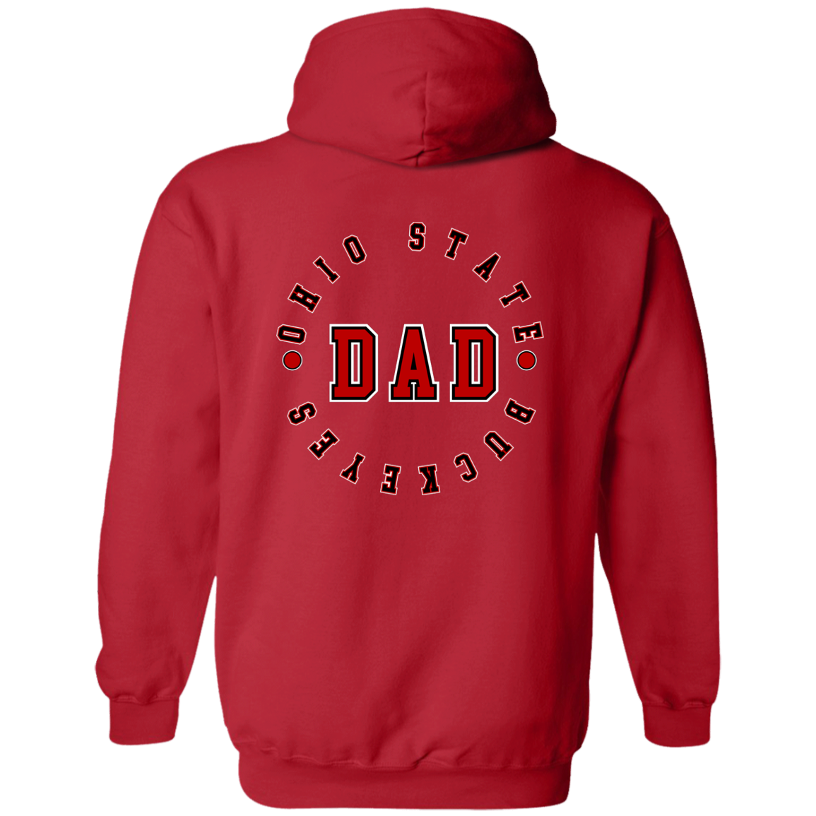 DAD Ohio State Zip Up Hooded Sweatshirt