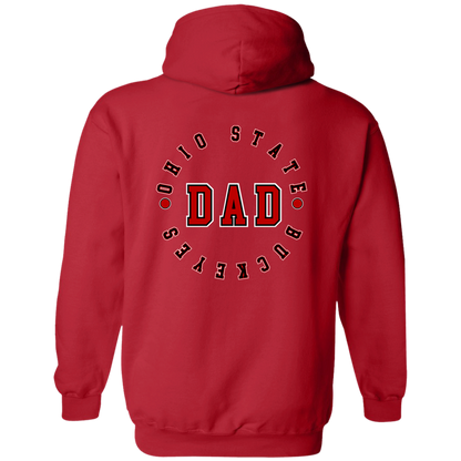 DAD Ohio State Zip Up Hooded Sweatshirt