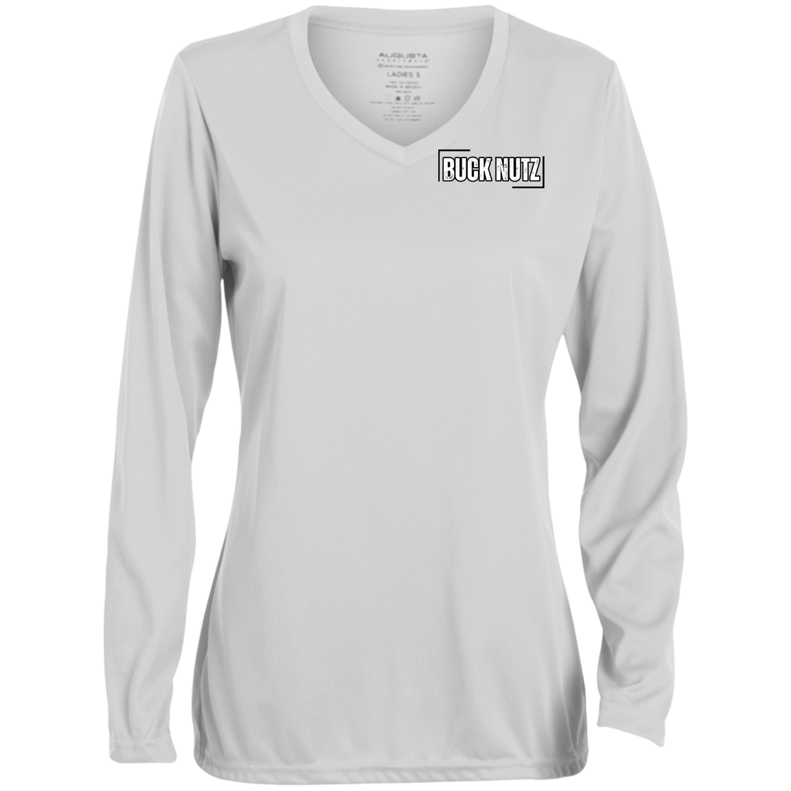 MICHIGAN CHOKE Ohio State Ladies' Moisture-Wicking Long Sleeve V-Neck Tee