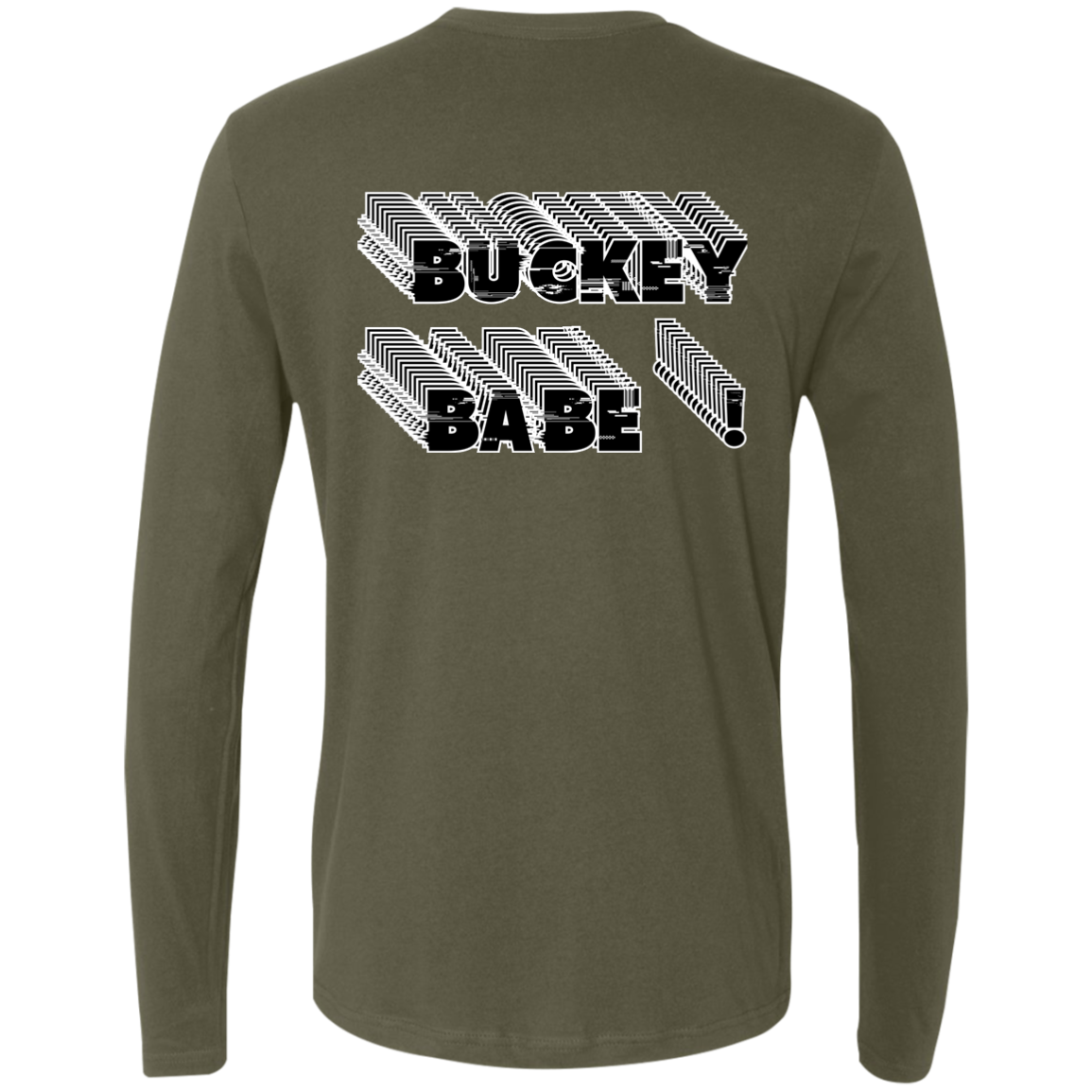 BUCKEYEBABE Ohio State Men's Premium LS