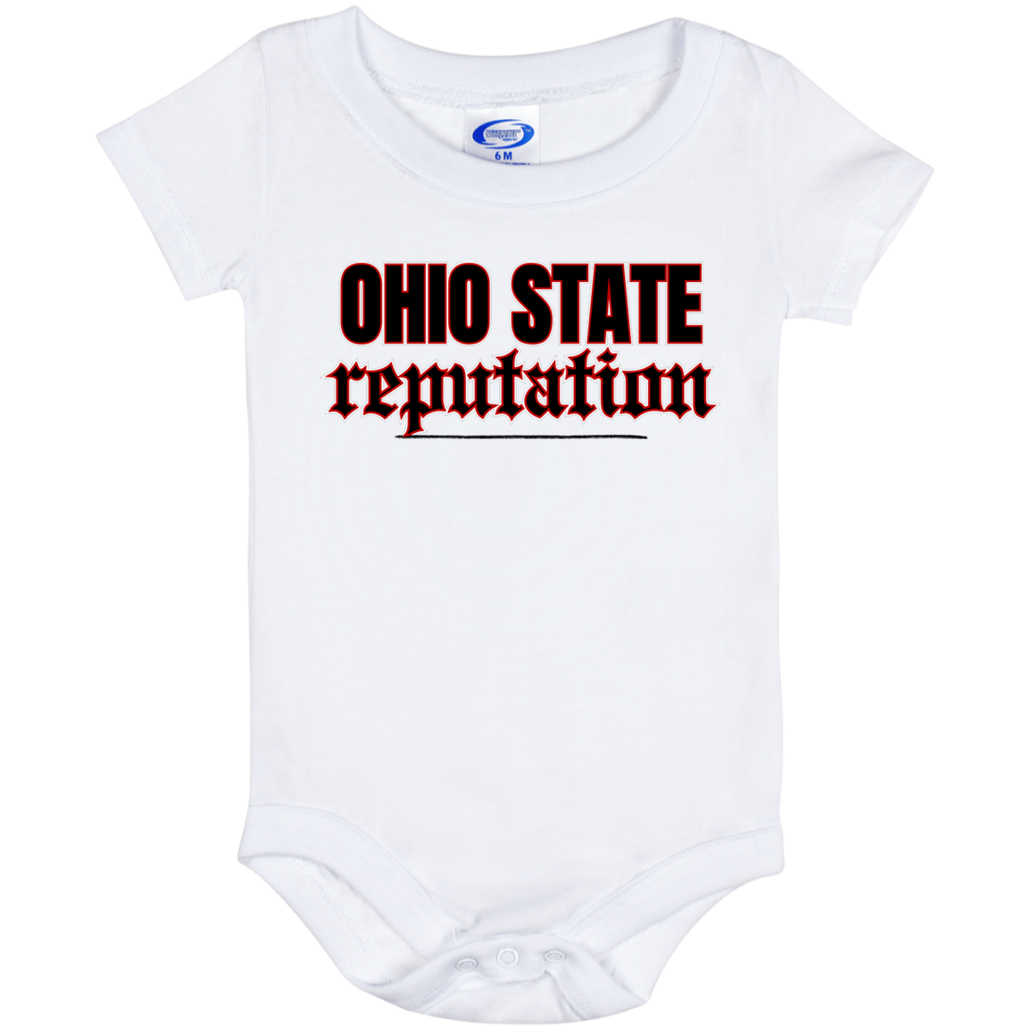 REPUTATION Ohio State Baby Onesie 6 Month