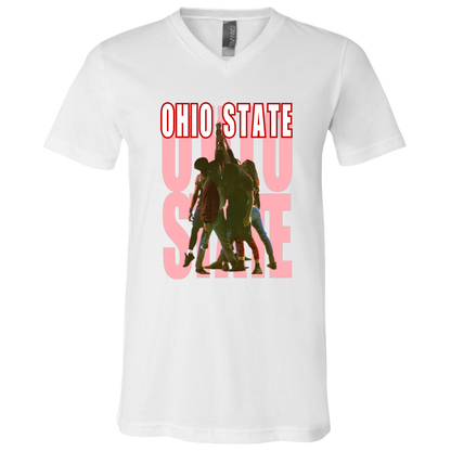 PJOHIO Ohio State Unisex Jersey SS V-Neck T-Shirt