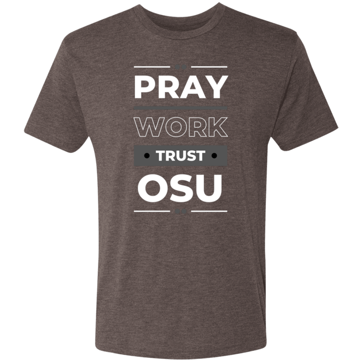 PRAY Ohio State Men's Triblend T-Shirt