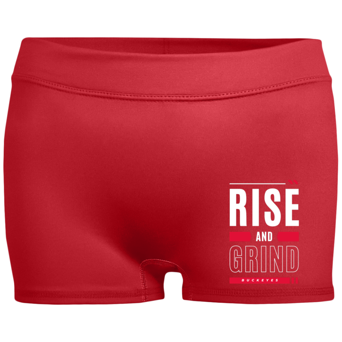 GRIND Ohio State Ladies' Fitted Moisture-Wicking 2.5 inch Inseam Shorts