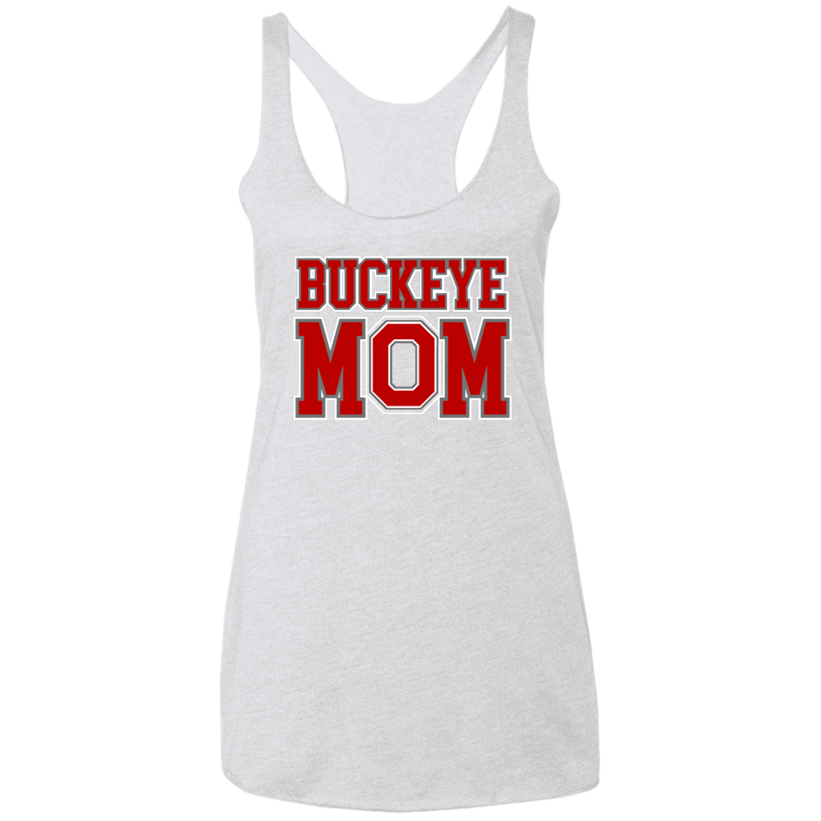 BM Ohio State Ladies' Triblend Racerback Tank