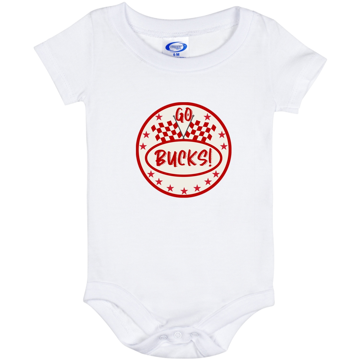 FINISH Ohio State Baby Onesie 6 Month