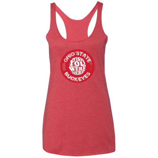 WISH Ohio State Ladies' Triblend Racerback Tank