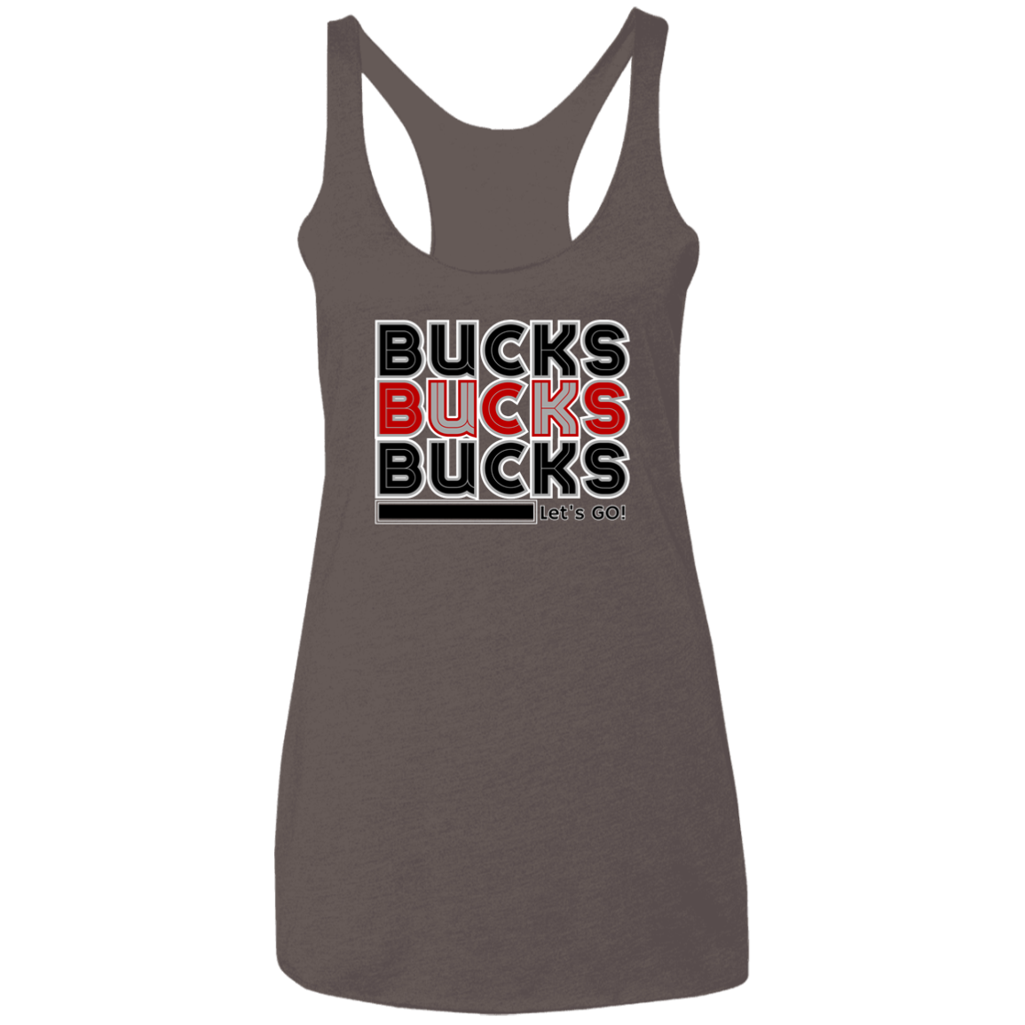 BUCKS Ohio State Ladies' Triblend Racerback Tank