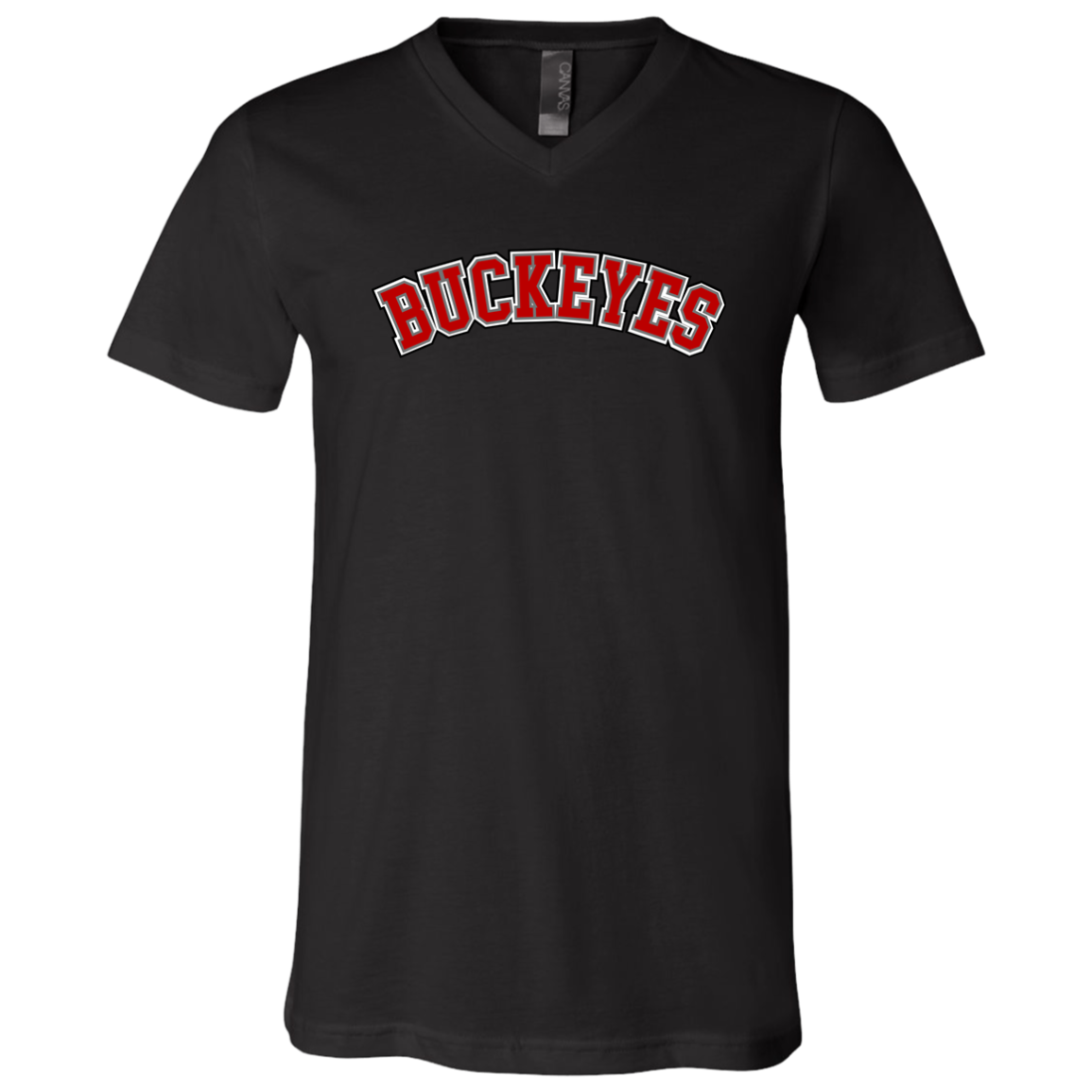 BUCKEYES Ohio State Unisex Jersey SS V-Neck T-Shirt