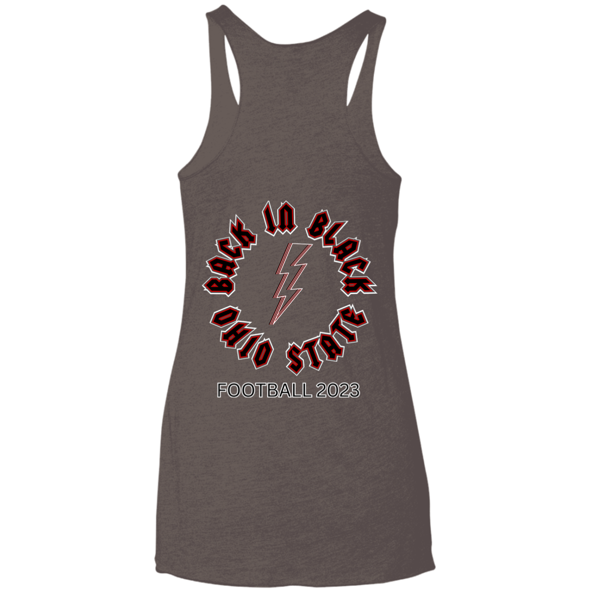 BNB Ohio State Ladies' Triblend Racerback Tank