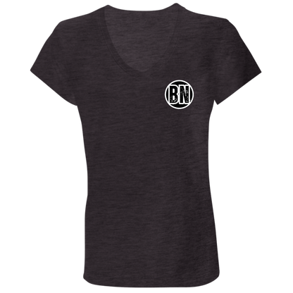 BUCK OFF Ohio State Ladies' Jersey V-Neck T-Shirt