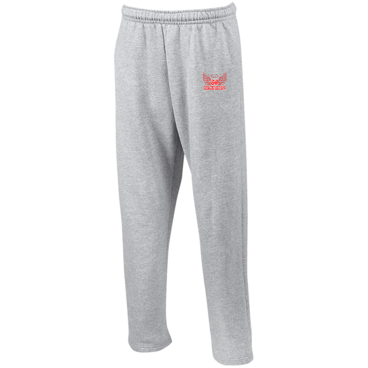 GOBUCKS Ohio State Open Bottom Sweatpants with Pockets