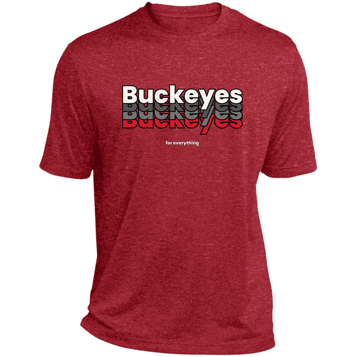 EVERYTHING Ohio State Heather Performance Tee