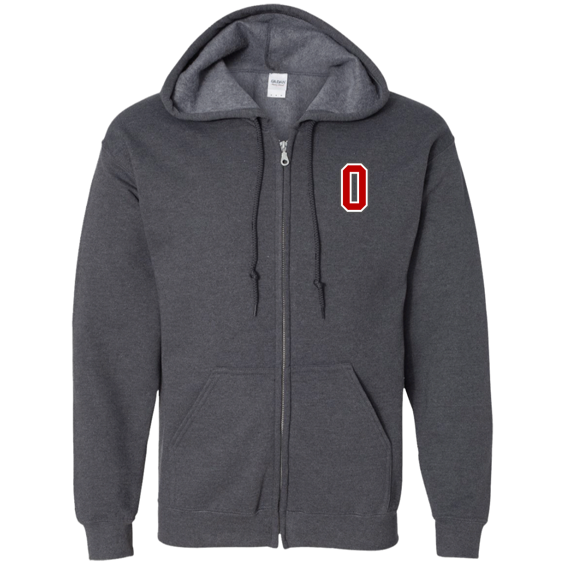 KICKIN Ohio State Zip Up Hooded Sweatshirt